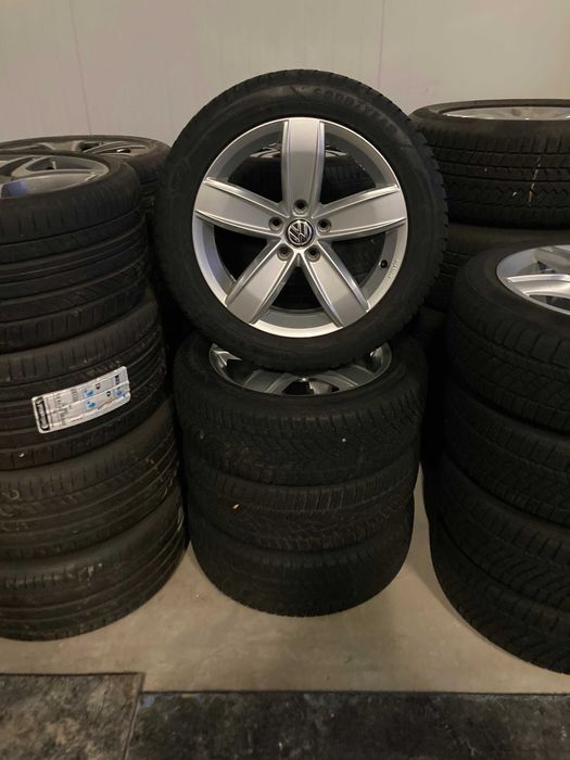 Jante VW Passat  Anvelope Iarna Goodyear 215 55 17