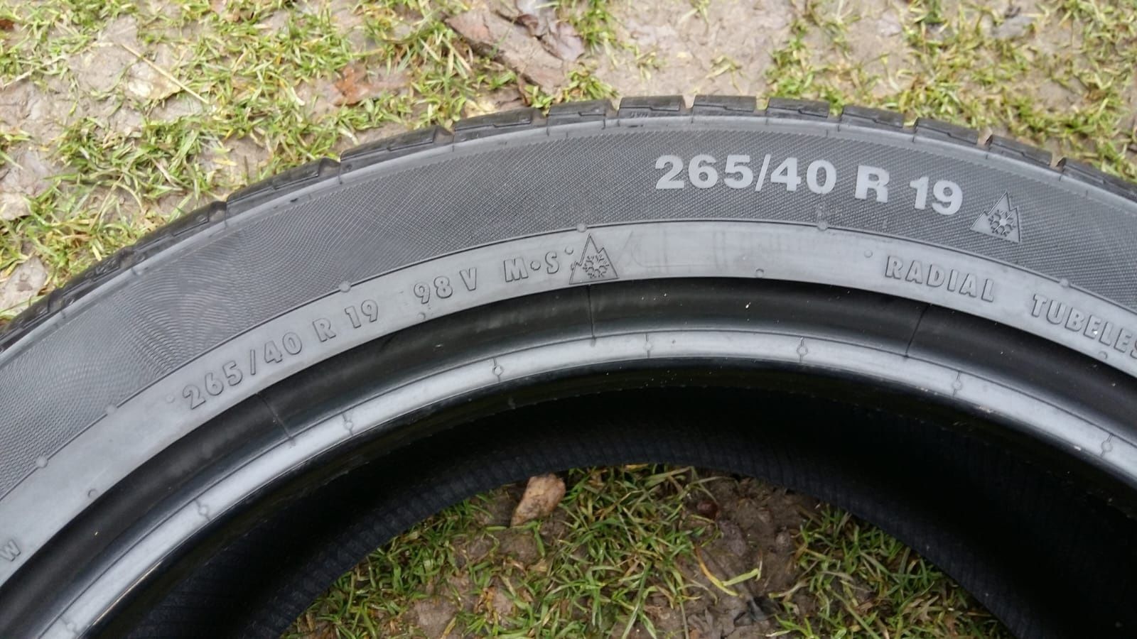 Set 2buc 265/40 R19 98V Continental M+S iarnă