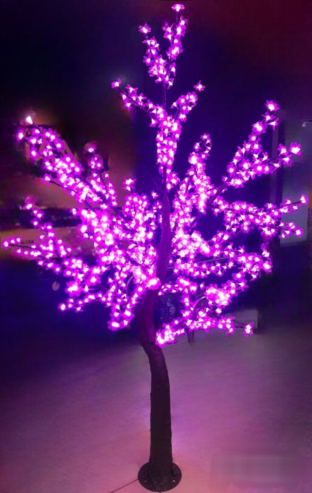 Светещо черешово дърво с LED лампи за външна употреба