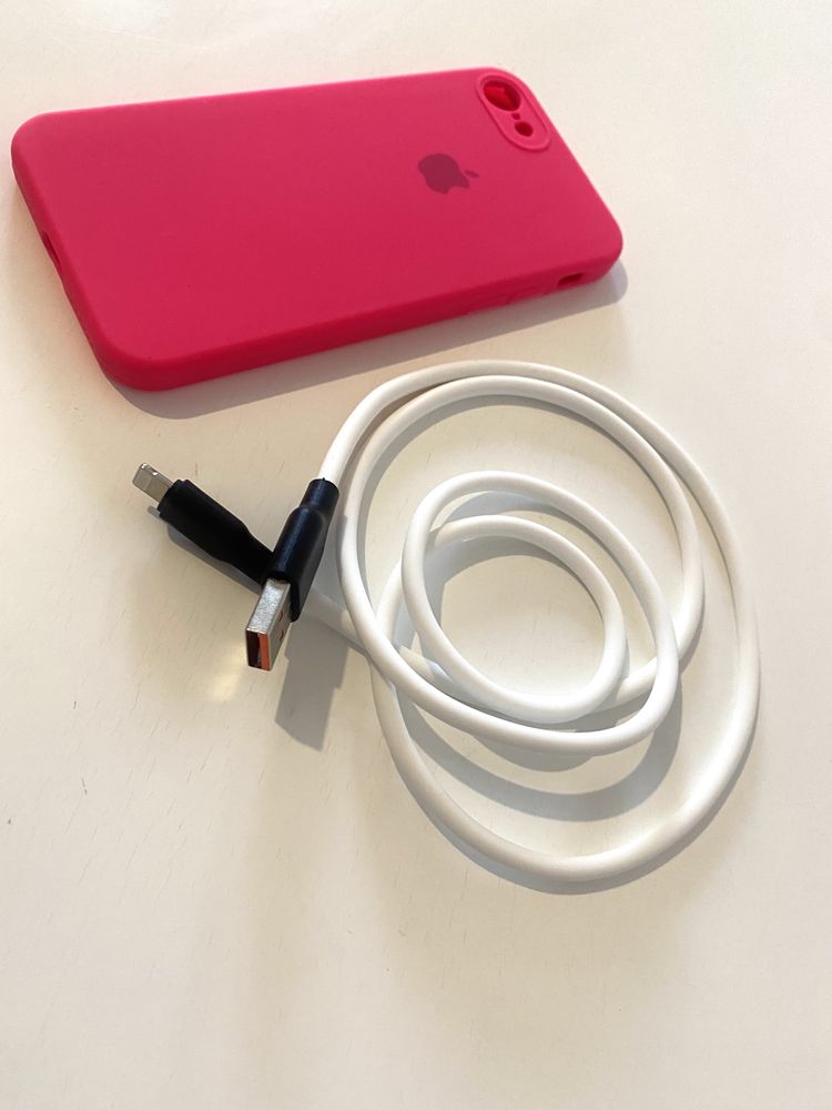 Айфон 8 APPLE 8 чехол новый и зарядка