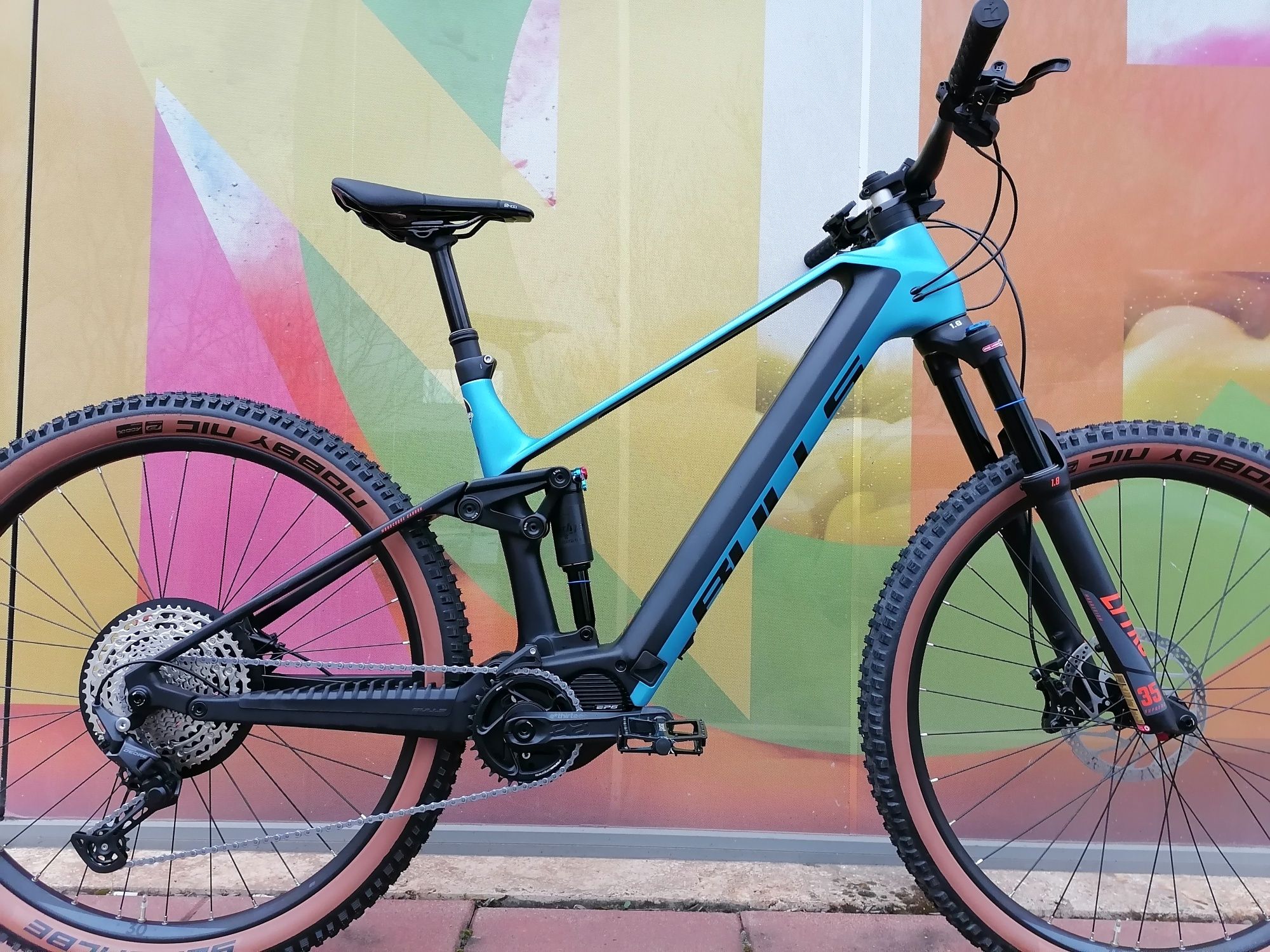 Нов Електрически Карбонов  BULLS*29*Рамка-Л*750watta батерия*Shimano
