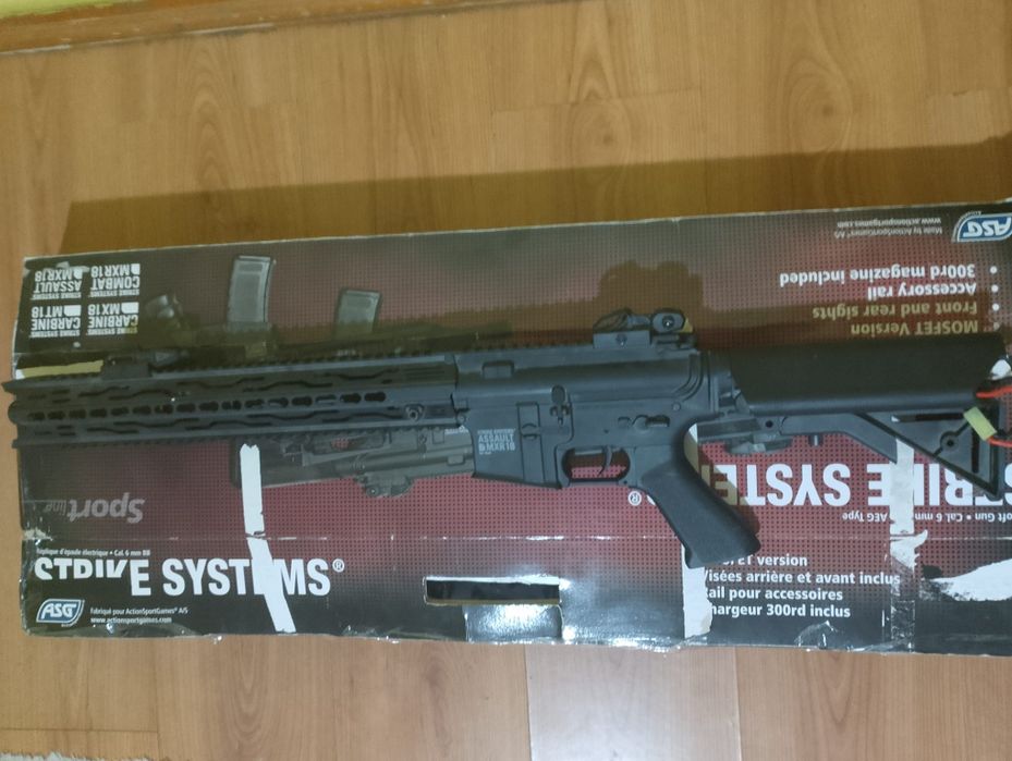 Armă airsoft 0.9 juli, ASG (ActionSportGames)