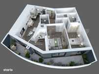 Apartament cu 4 camere, 93,1 mp, Ansamblu Rezidential, Zorilor