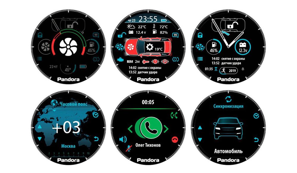 Pandora Watch 2 Смарт-Часы для автосигнализации