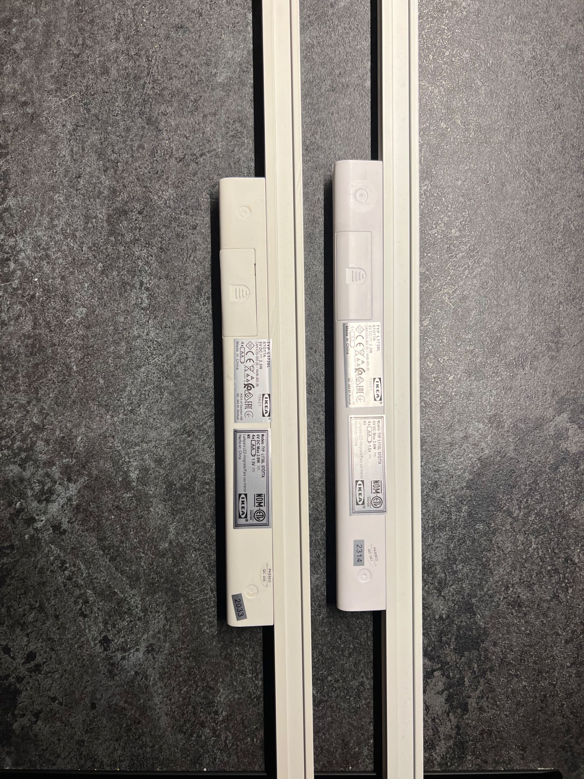 IKEA STÖTTA LED лента 75 см (TYP L1730L) със сензор, батерии