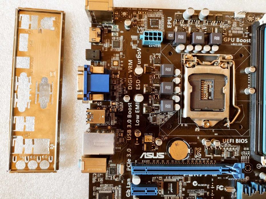 Дънна платка ASUS P8H77-M, s.1155, до 32GB DDR3, HDMI, DVI-D, S/PDIF