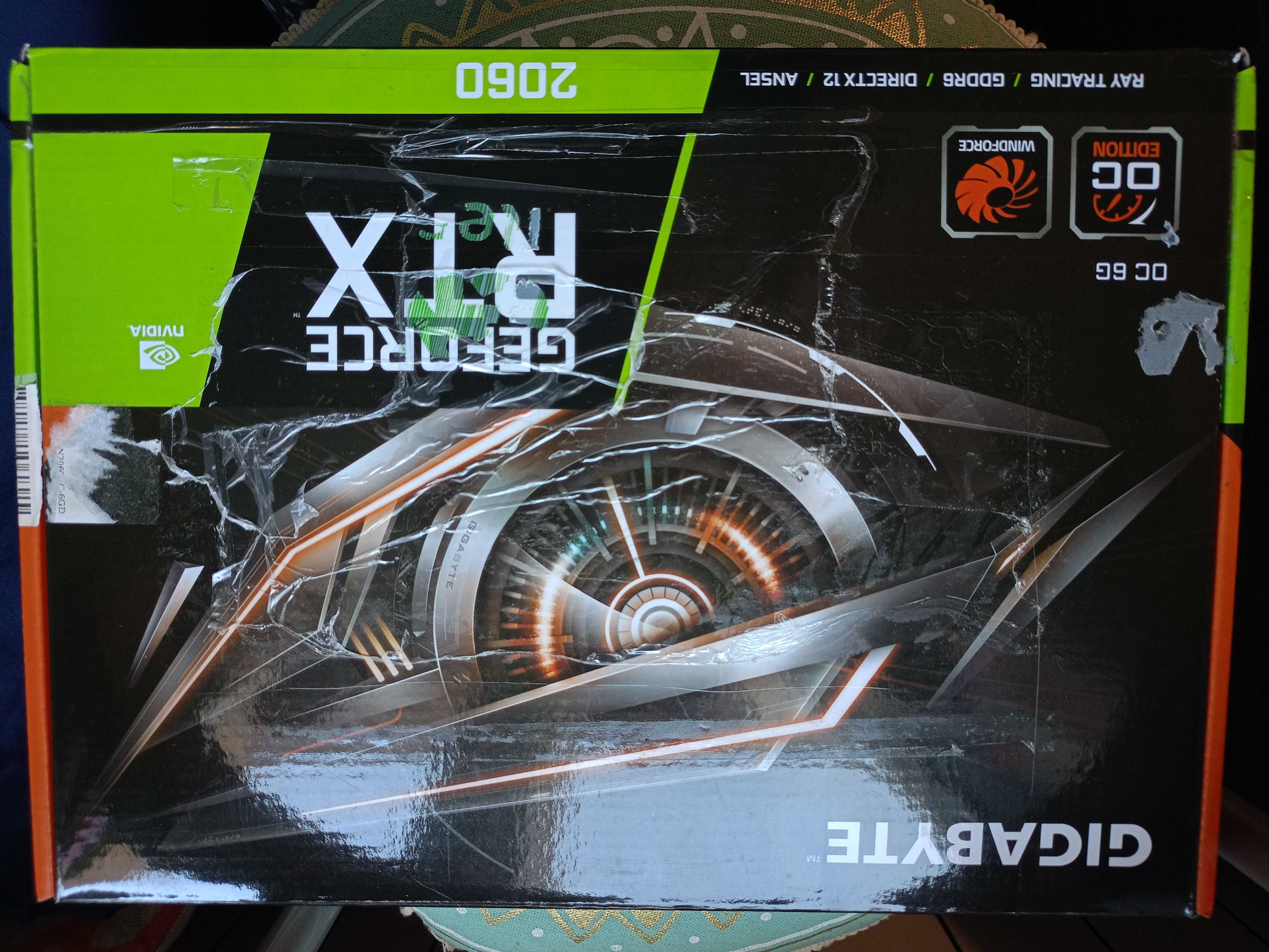 Nvidia 2060 GIGABYTE GeForce RTX OC 6gb