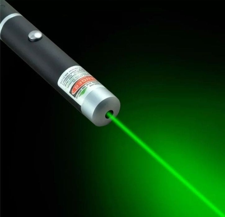 Laser verde Pointer, rază până la 5 km, ideal pentru prezentări