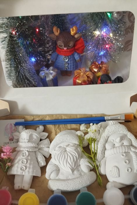 Новогодние наборы для детского творчества