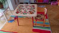 Детский стол со стулом (с 1,5 до 7 лет)