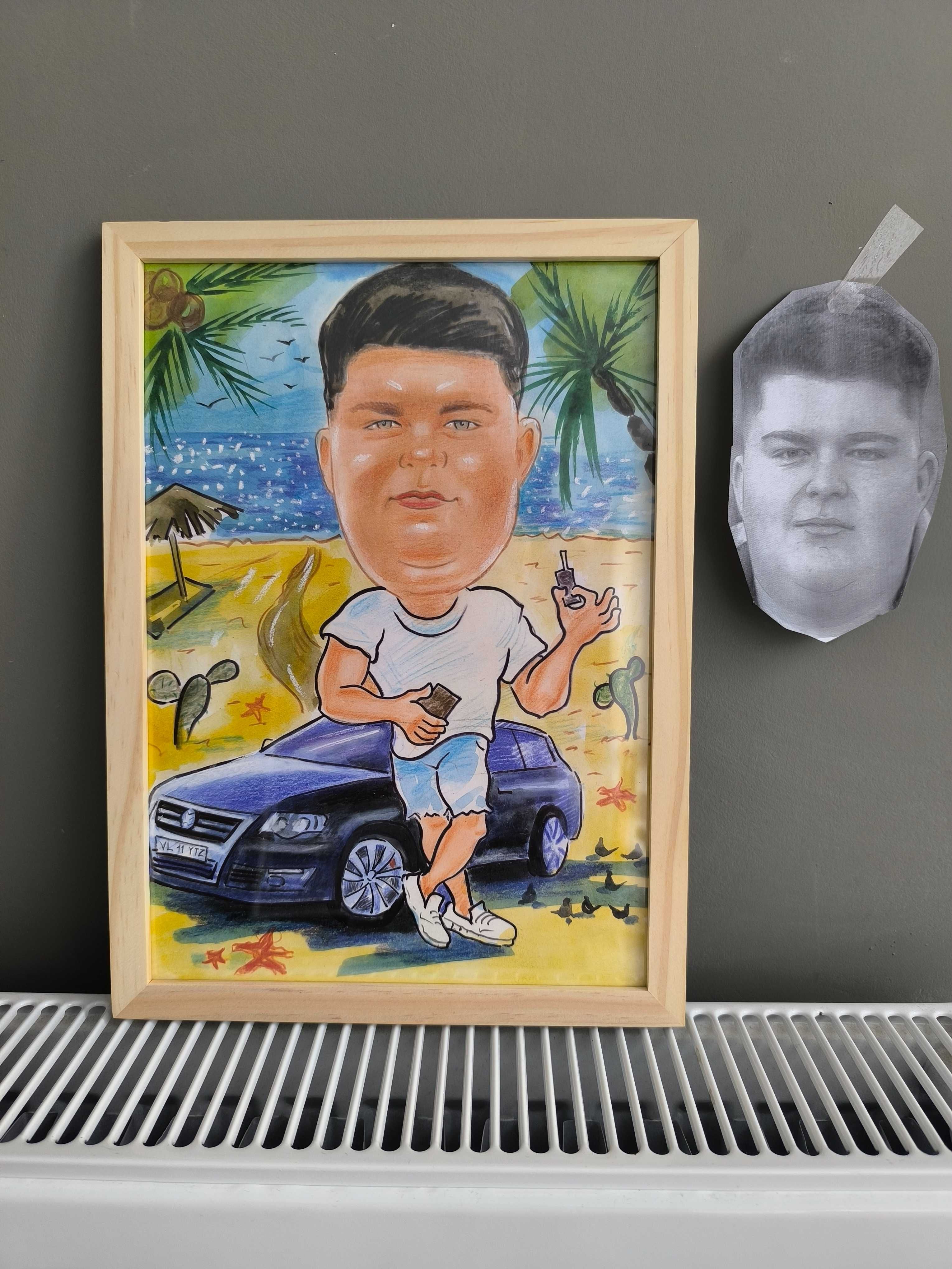 Caricaturi manuale la comanda