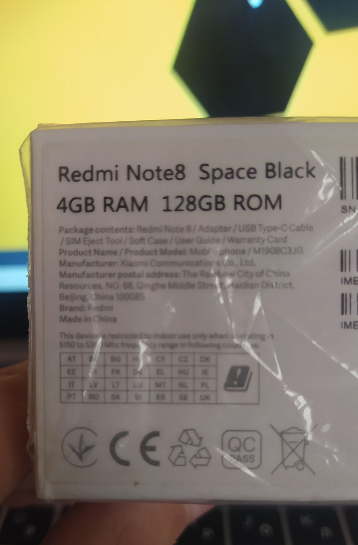 Redmi Note 8 128/4+2, сотилади( Келишамиз )