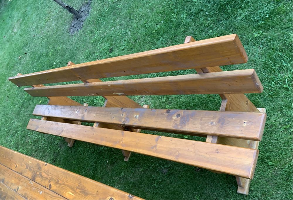 Set mobilier gradina - masa si 2 banci