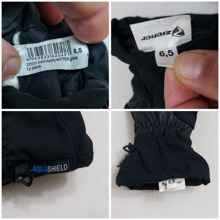 Mănuși de schi Ziener Mitten AquaShield freeride sportive, funcționale