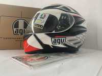 Casca moto full face XS K-4  EVO AGV MULTI DIAPASON White Black Red