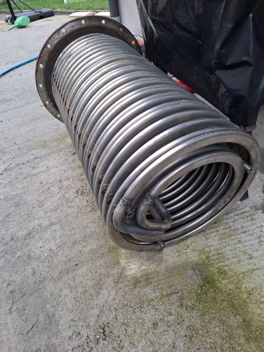 Puffer 2000 litri cu serpentina dubla inox acm