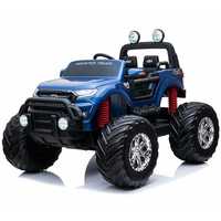 Masinuta electrică pentru 2 copii Ford Monster TRUCK 4x4 24V 7Ah #Blue