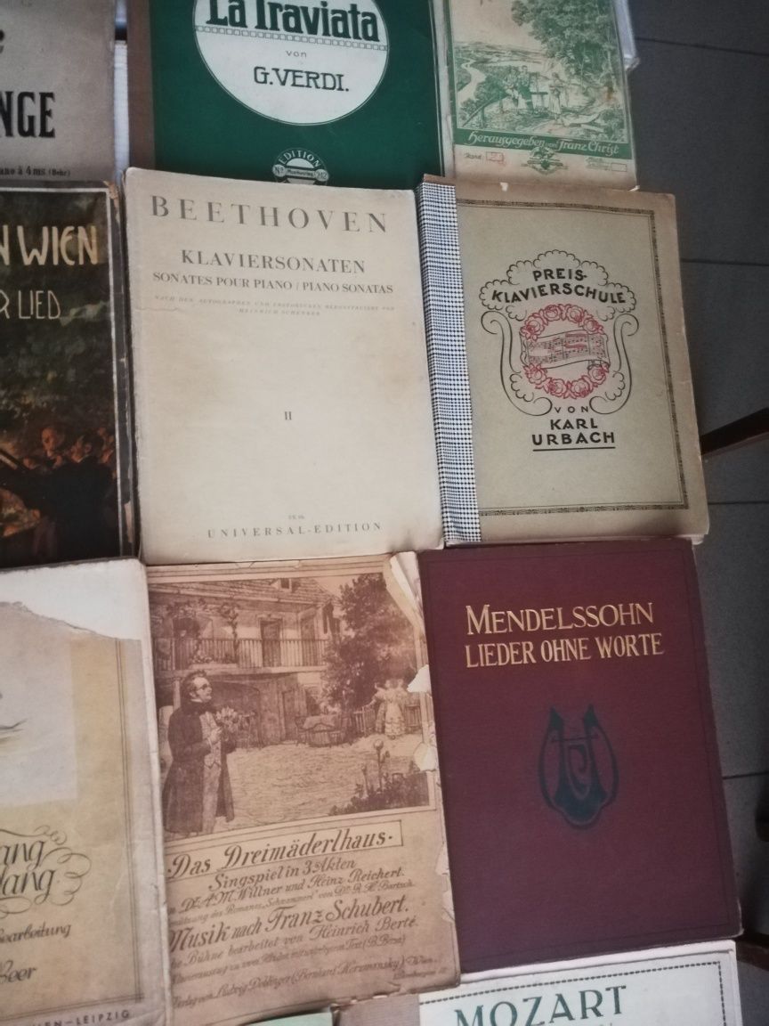 Partituri vechi de colecție