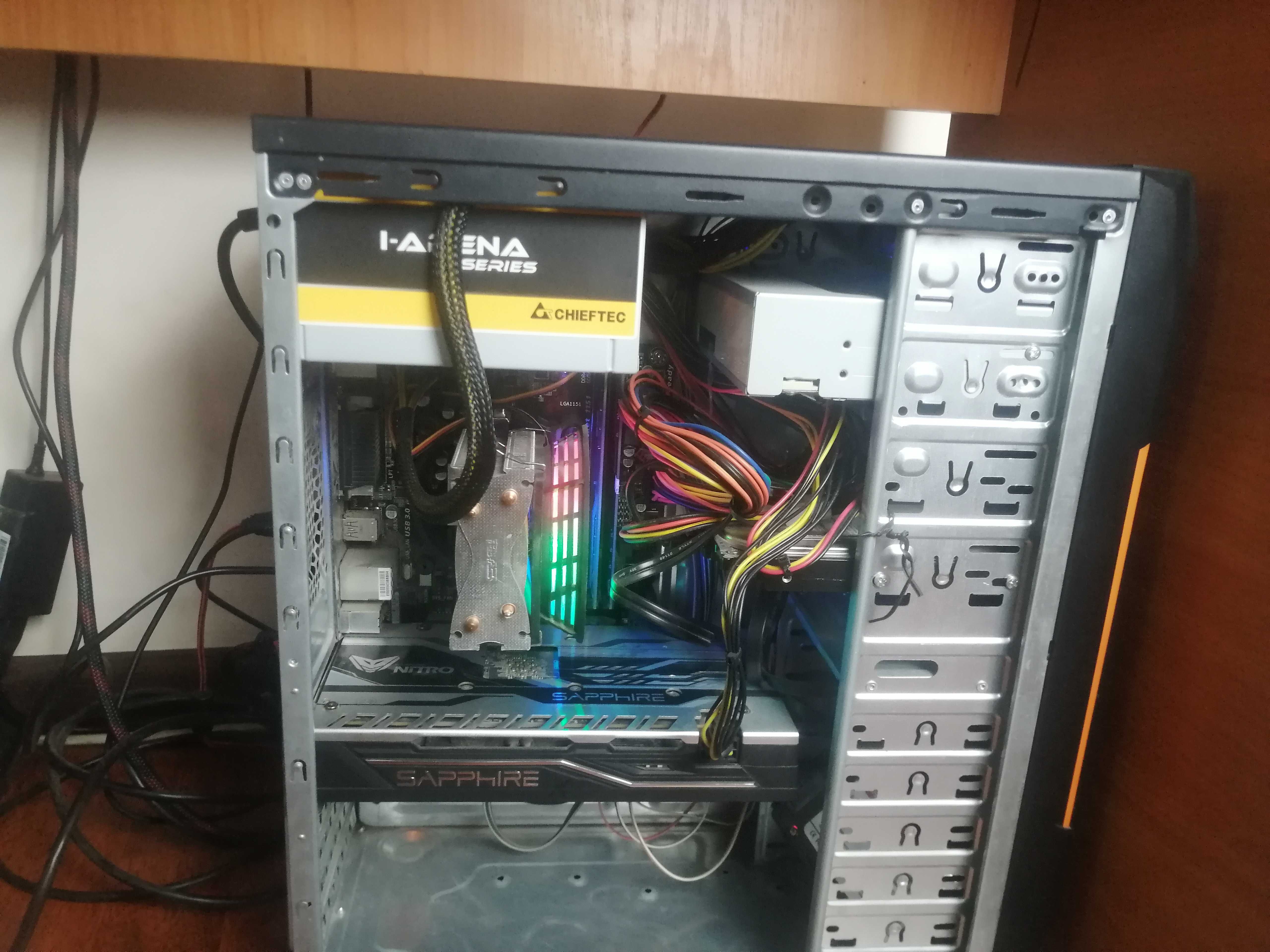 Office va gaming uchun i5 7400, RX 470 GDDR5- 4gb, HP 24 - FullHD 75Гц