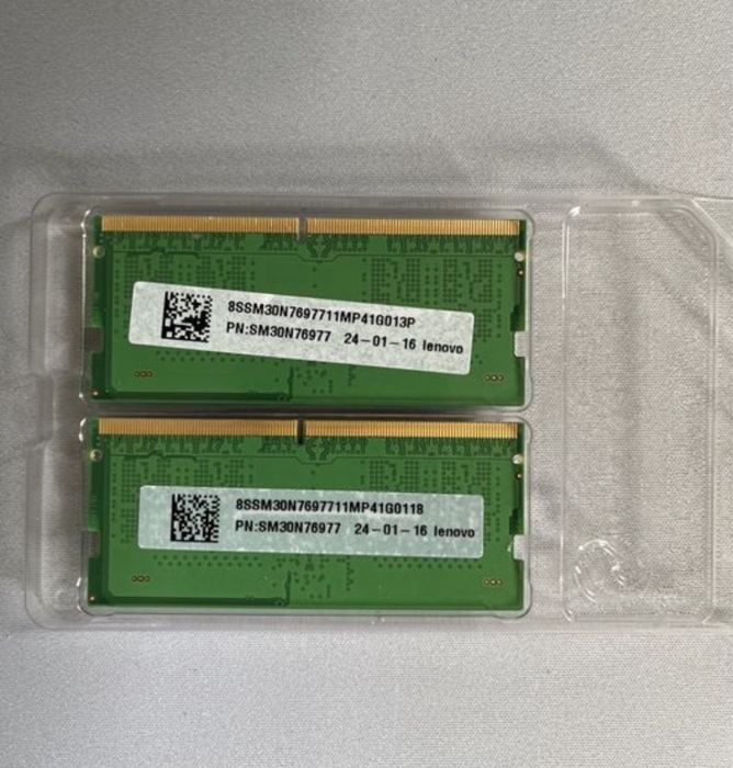 Memorie Ram Notebook/Laptop 16 GB (2x8) DDR5 4800mhz.