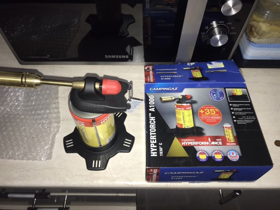 Lampa Instalator Profesională cu Gaz Campingaz A1000 Hyperformance