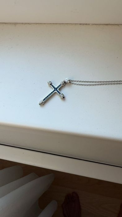 Cruce cu diamante si safire Tailor