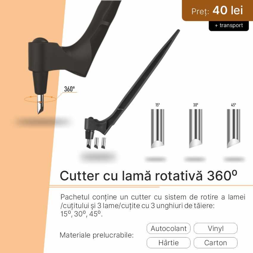 Cutter cu cutit rotativ 360 grade