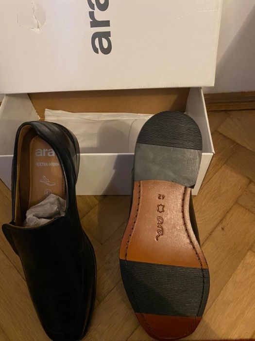 Pantofi de piele Ara fara siret marimea 42 NOI