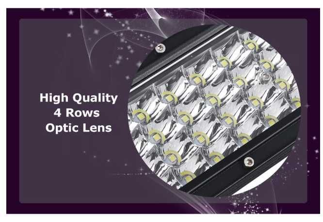 СУПЕР МОЩЕН Led Bar извит 54 СМ 336 W 7D 12V 24V