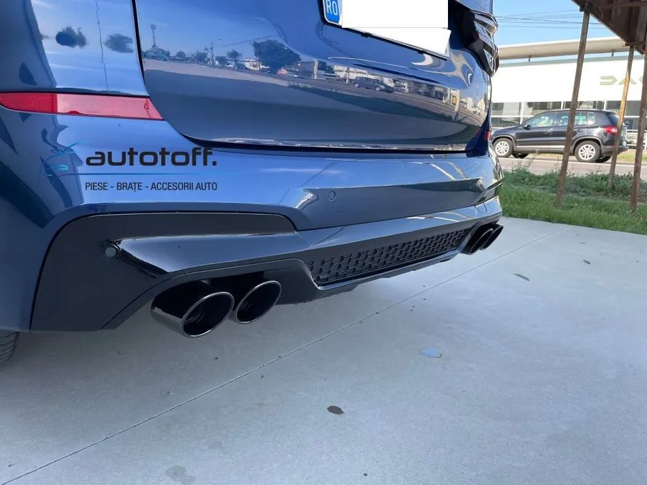 Difuzor bara spate BMW X3 G01 (2017+) Full Negru Lucios