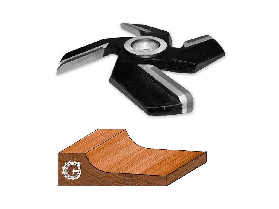 Freză pentru Tăblie Uși Profil №3 Standart - 50 x 15 mm HSS