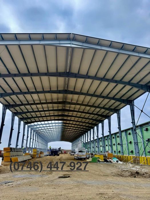 • Construim Hale Metalice pe comanda / Structuri Metalice la gata