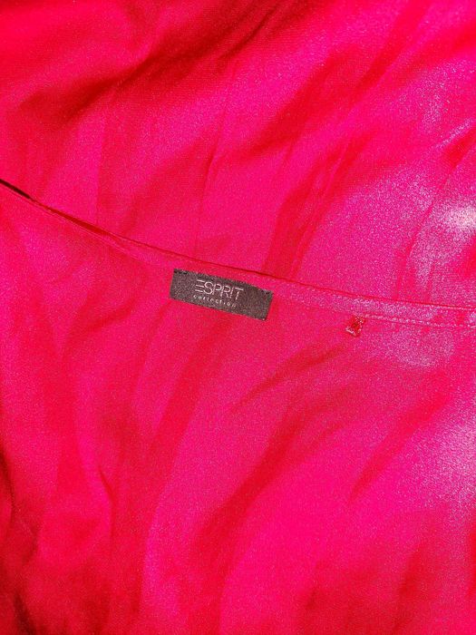 Bluza Espirit rosie maneci bufante decolteu in v TRANSPORT GRATUIT