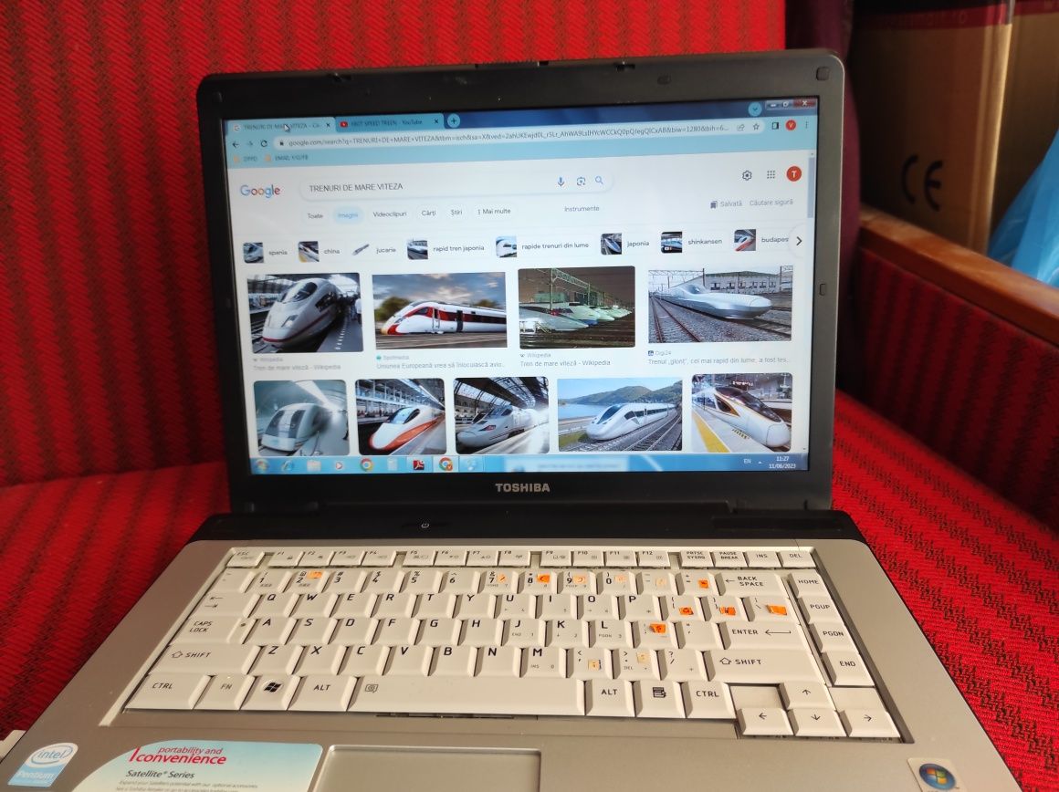 Laptop Toshiba, stare perfecta de functionare, foarte bine intretinut