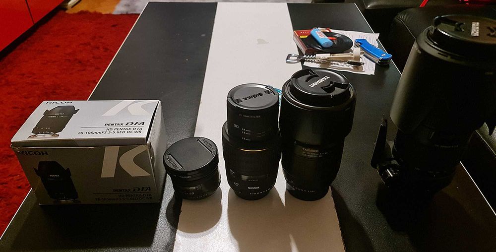 Camera foto Pentax K-1 DSLR plus obiective