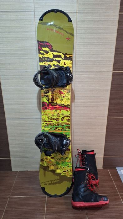 Placa snowboard wide 160cm-legaturi-boots Burton