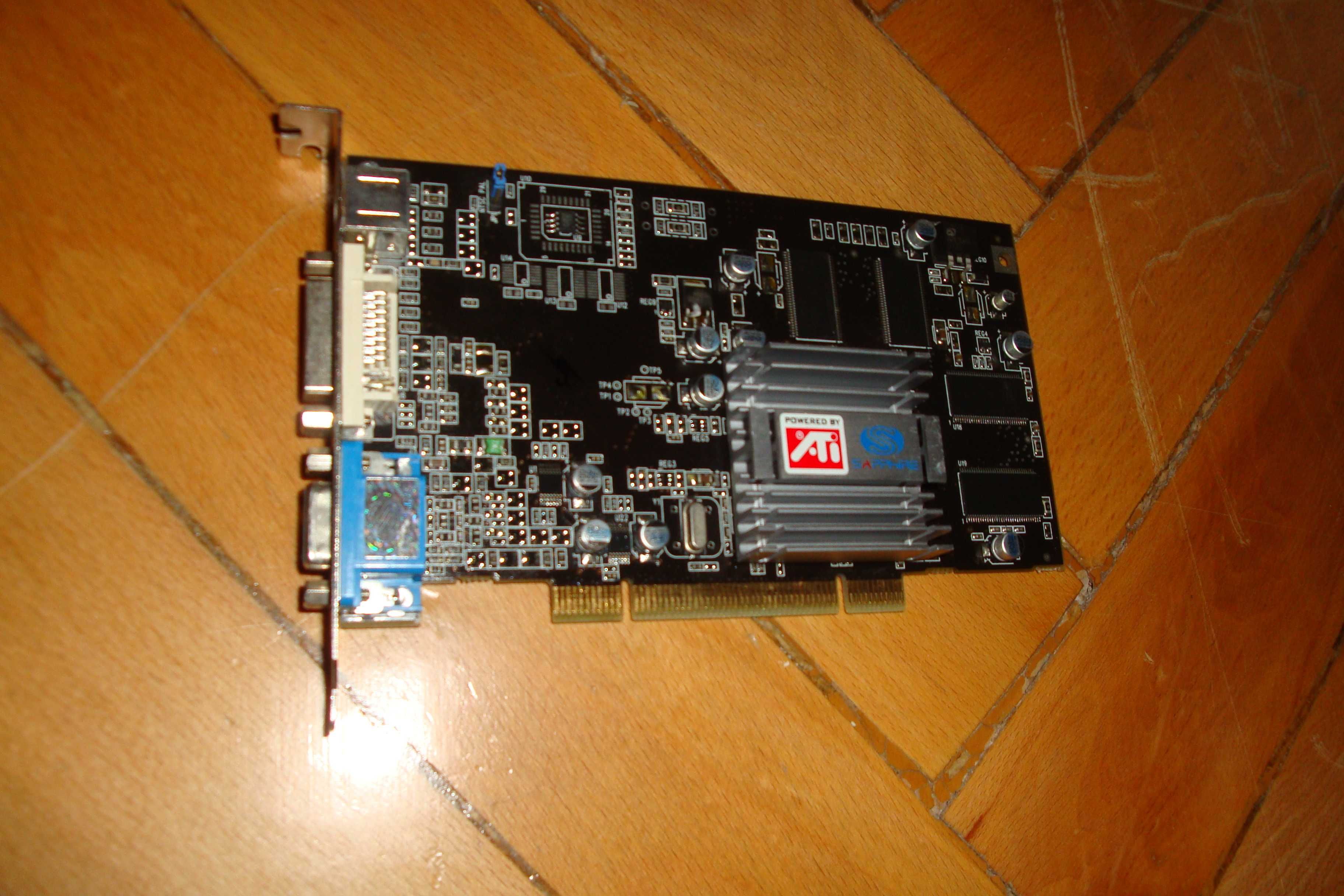 placa video retro radeon 7000 64mb ddr slot pci