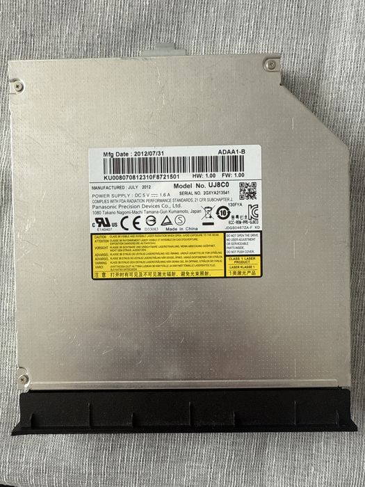 Unitate Optica SATA Laptop DVD Panasonic