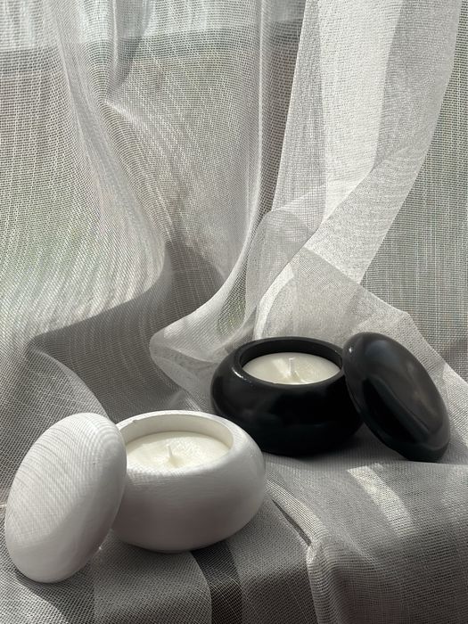 Подсвечник со свечой ,ручная работа