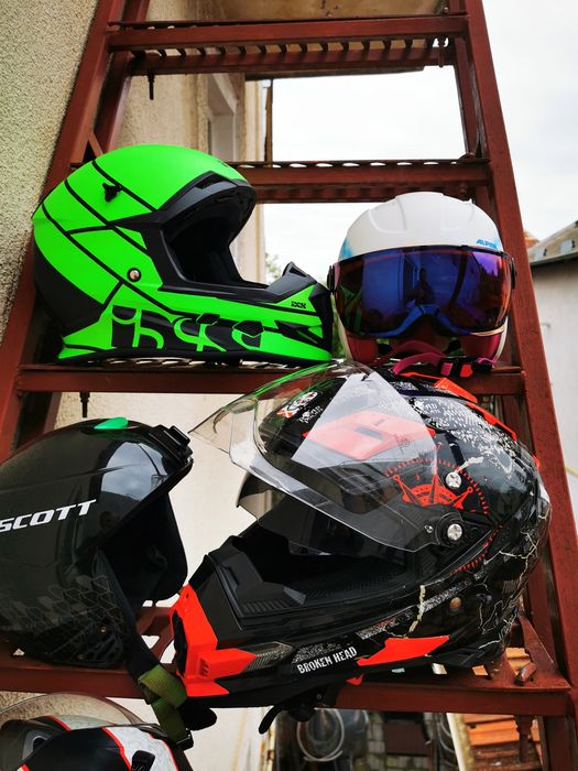 Vand casca enduro atv moto scuter bicicleta cu ochela