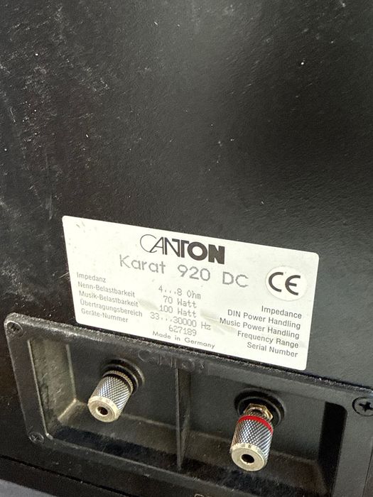 Canton Тонколони със усилвател