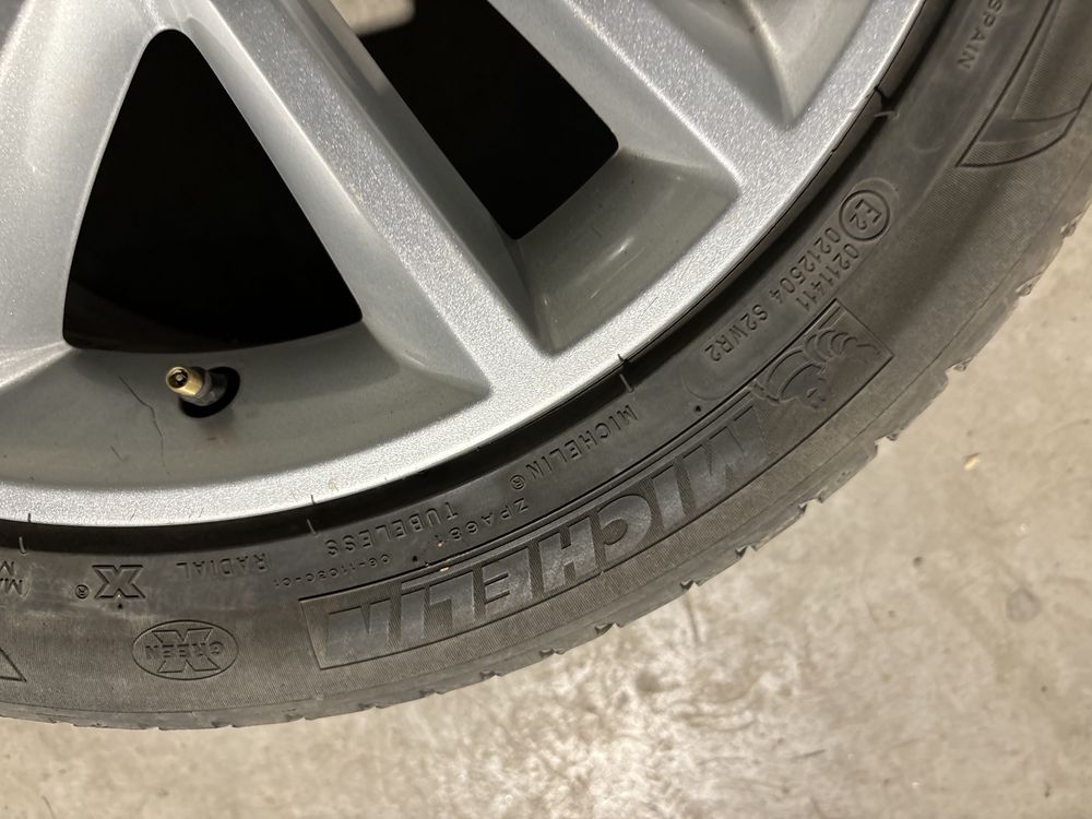Jante Opel R17 originale cu anvelope vara 5x110