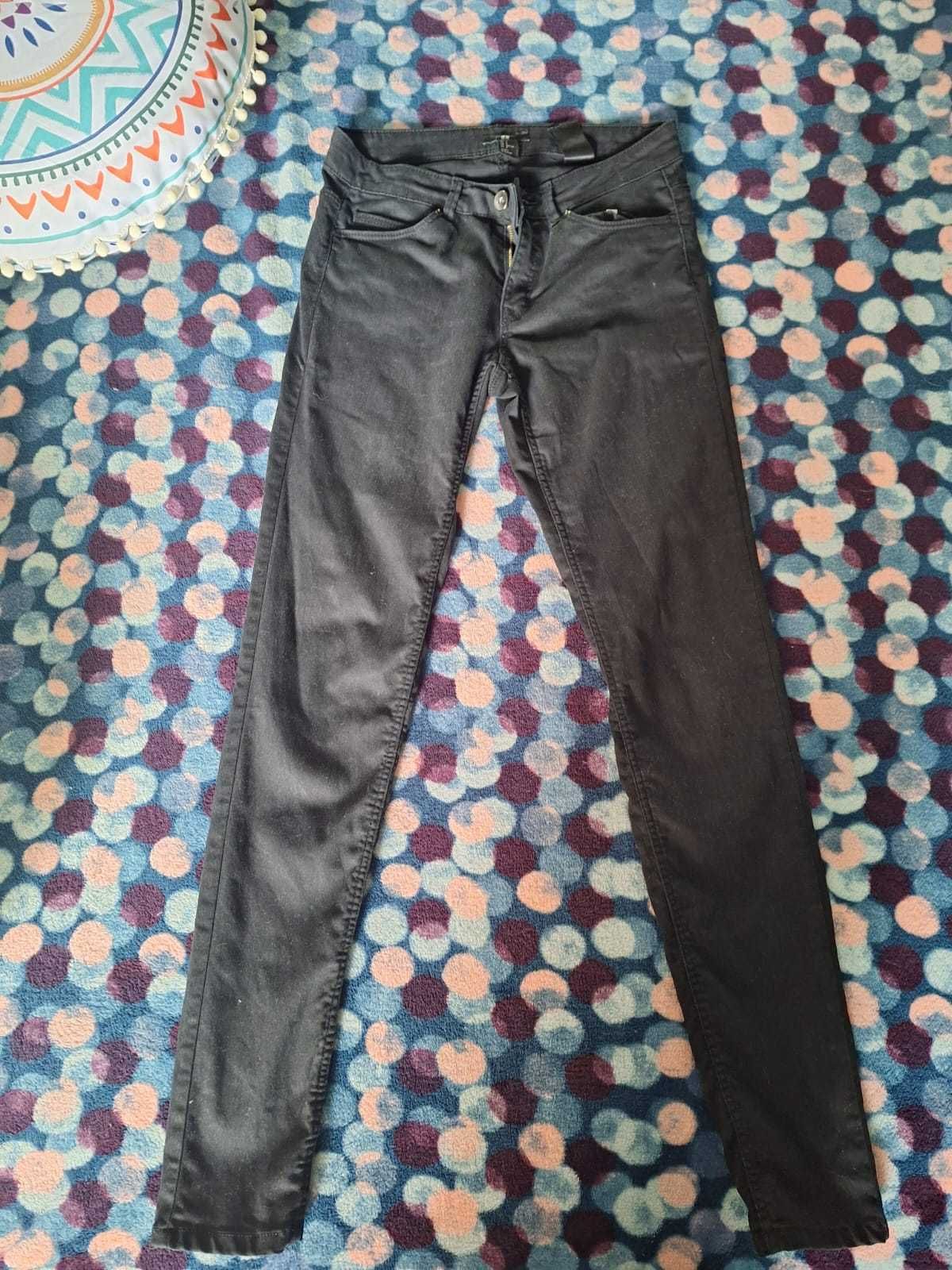 Blugi negri skinny femei H&M, marimea 36-38