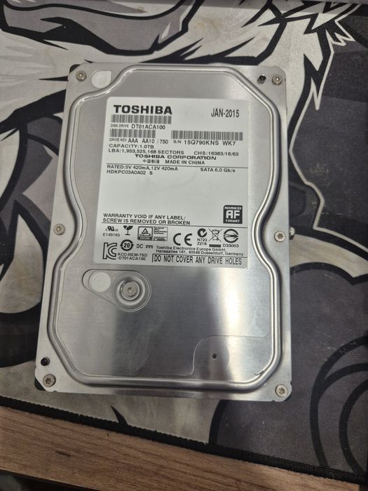 Жёсткий диск 1000Gb