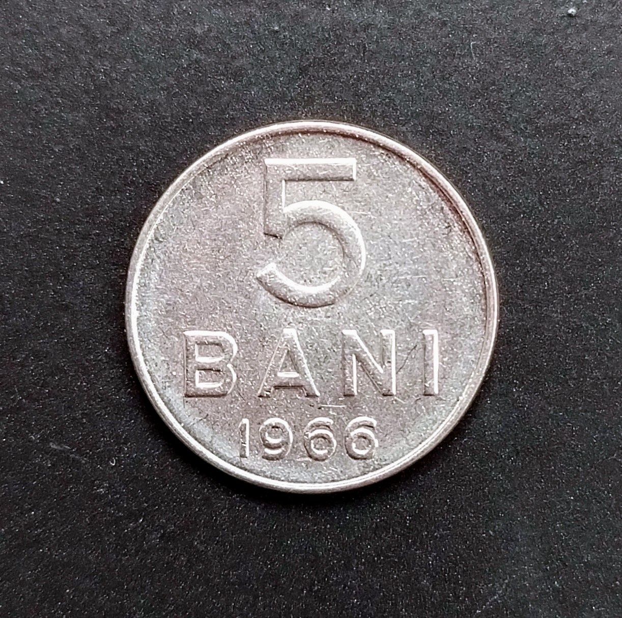 Moneda 5 bani 1966