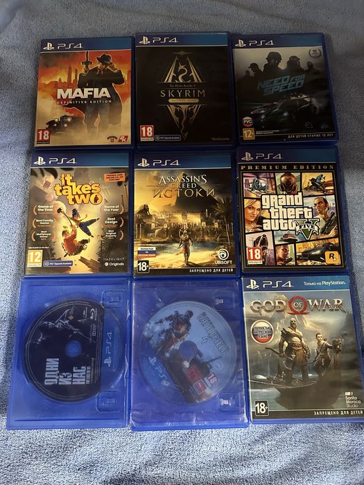 Продам игры на playstatyon4