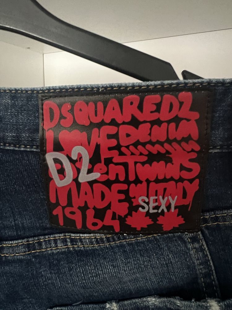 Blugi dsquared2 tidy biker jeans marimea 46