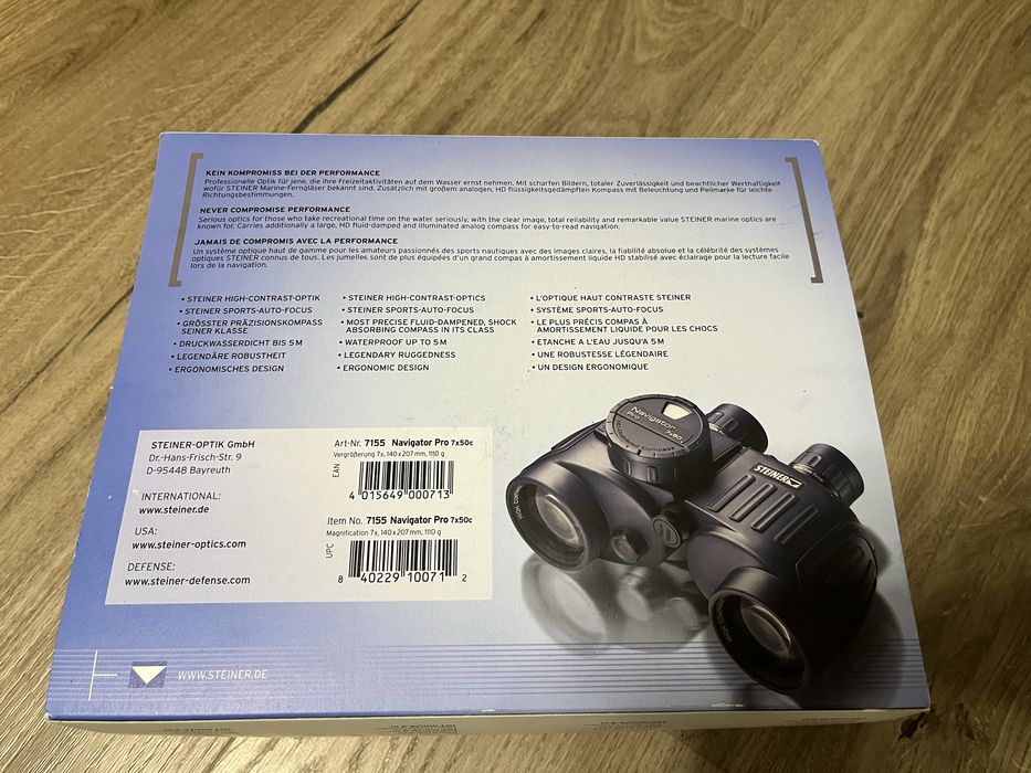 Binoclu STEINER NAVIGATOR PRO 7x50C cu Compass