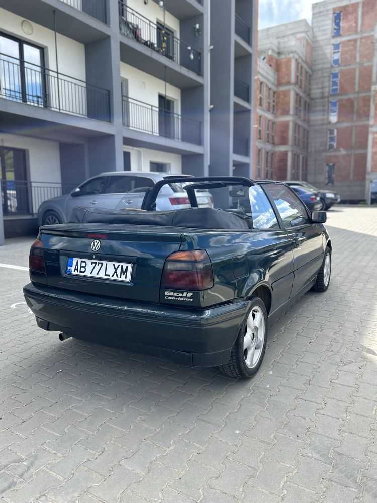 Golf 3 Cabrio 1.6 benzina 101 cai + GPL