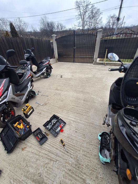 Repar scutere atv drujbe săpături cositori pt detali